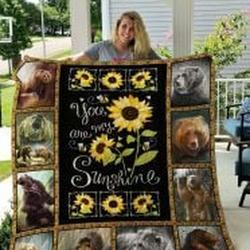 Grizzly Bear Quilt Blanket Luk2Z1 Dhc0301707Dd and Home Decor