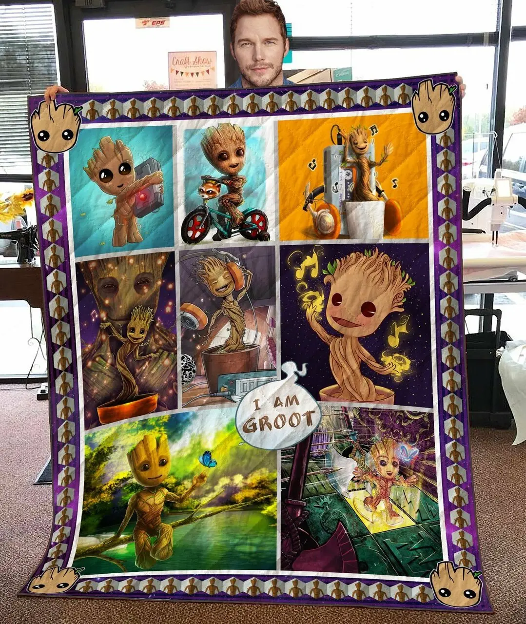 Groot Quilt Cover and Home Decor