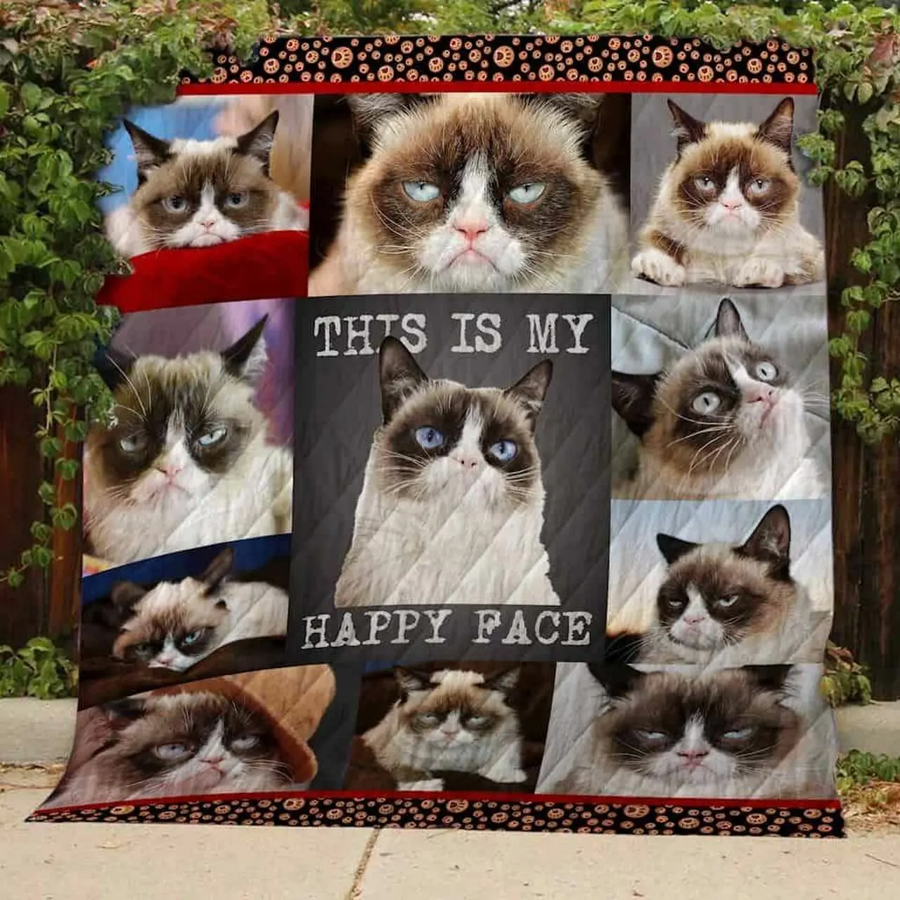Grumpy Cat Clt170714 Quilt Blanket and Home Decor