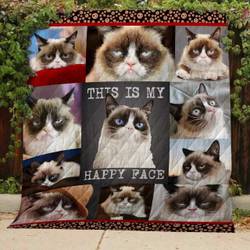 Grumpy Cat Clt170714 Quilt Blanket and Home Decor