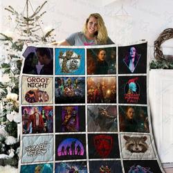 Guardians Of The Galaxy Quilt Blanket 02174 and Home Decor