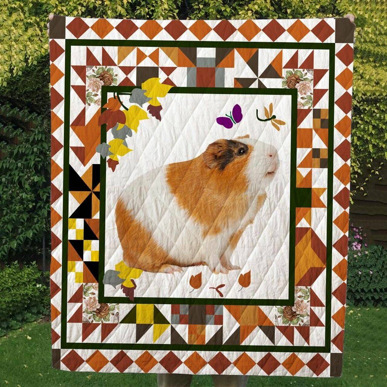 Guinea Pig Cl14100241Mdq Quilt Blanket and Home Decor
