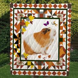 Guinea Pig Cl14100241Mdq Quilt Blanket and Home Decor