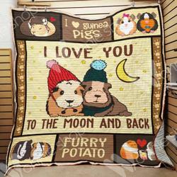 Guinea Pig Quilt Blanket Dhc0102632Td and Home Decor