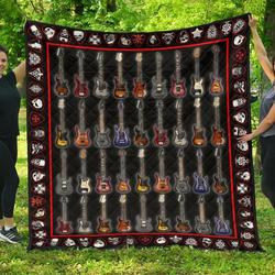 Guitar Cl05100048Mdq Quilt Blanket and Home Decor