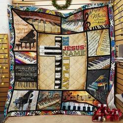 Guitar Cl14100244Mdq Quilt Blanket and Home Decor