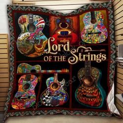 Guitar Cl19100381Mdq Quilt Blanket and Home Decor