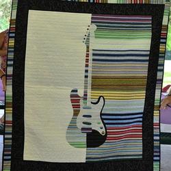 Guitar Clp200644 Quilt Blanket and Home Decor