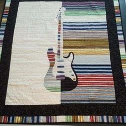 Guitar Clt1610063H Quilt Blanket and Home Decor