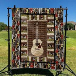 Guitar Hur Quilt ac and Home Decor