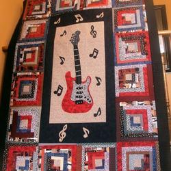 Guitar Hur Quilt Cysipf and Home Decor