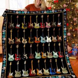 Guitar Hur Quilt ny and Home Decor