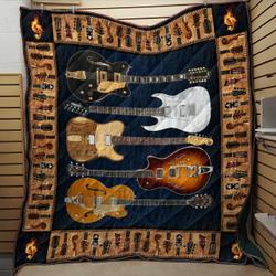 Guitar Is Love Quilt Blanket Dhc09121875Dd and Home Decor