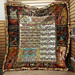 Guitar Knowledge Quilt Blanket Dhc0102397Td and Home Decor