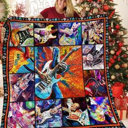 Guitar NT2309031CL Quilt Blanket and Home Decor