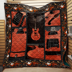 Guitar Quilt Blanket Dhc11021163Td and Home Decor