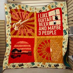 Guitar Style Quilt and Home Decor