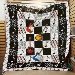 Guitarist Cla1610638Q Quilt Blanket and Home Decor