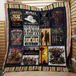Gulf War Veteran Quilt and Home Decor