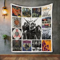 Gun Album Covers Quilt Blanket and Home Decor
