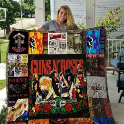 Guns N’ Roses Poster Quilt Blanket and Home Decor
