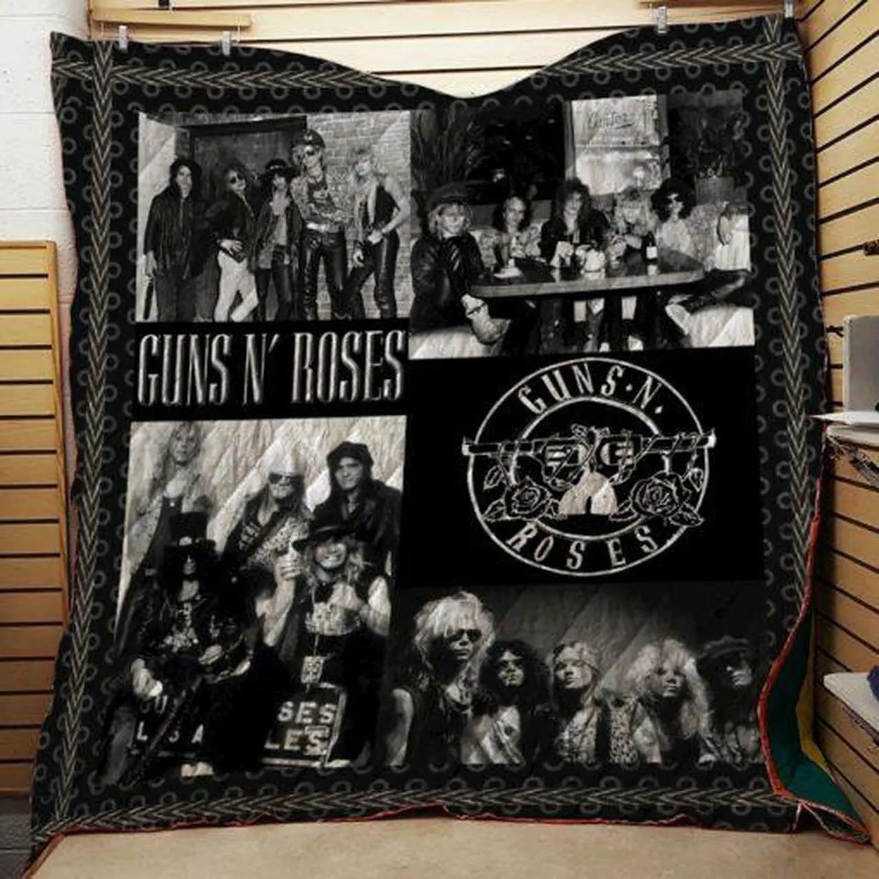 Guns N Roses Quilt V1 and Home Decor