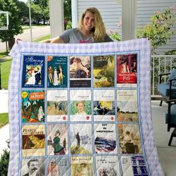 Guy De Maupassant Books Quilt Blanket and Home Decor