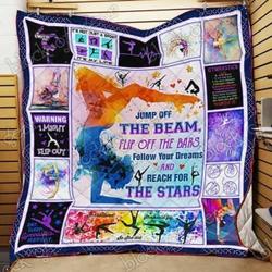 Gymnastics Hur Quilt tc and Home Decor