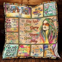 Gypsy Soul Cl18100314Mdq Quilt Blanket and Home Decor