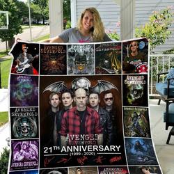 H As Quilt Blanket and Home Decor