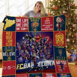 H Barcelona Heart Quilt Blanket Ver 17 and Home Decor