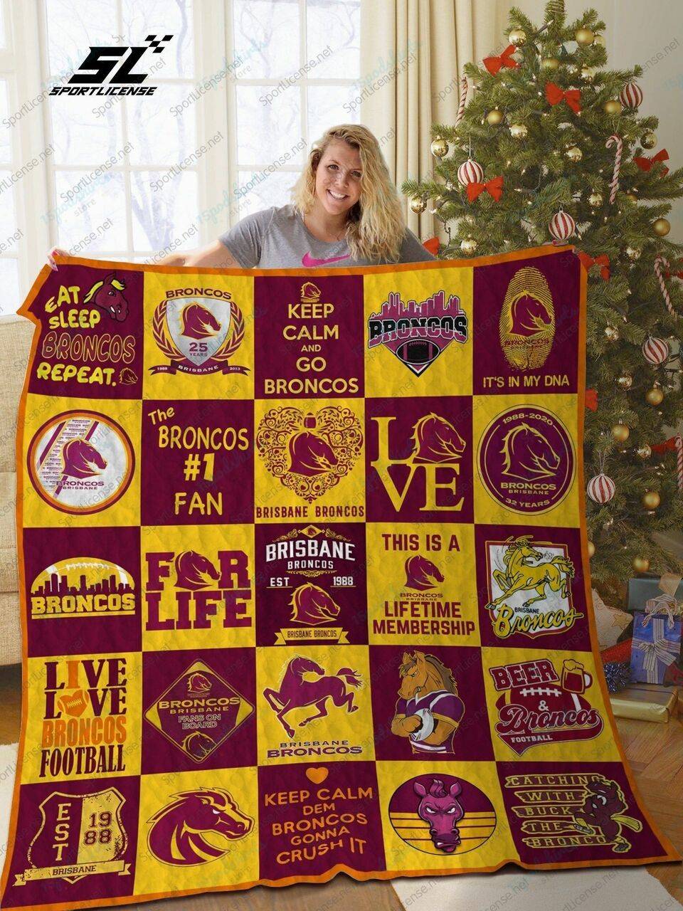 H Bb Nrl Quilt Blanket Ver 25 and Home Decor