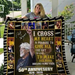 H Bob Seger Quilt Blanket Ver 1 and Home Decor