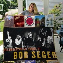 H Bob Seger Quilt Blanket Ver 6 and Home Decor