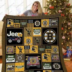 H Bobr Jeep Quilt Blanket and Home Decor