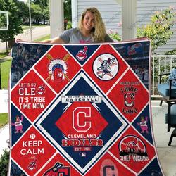 H Cleveland Indians Quilt Blanket and Home Decor