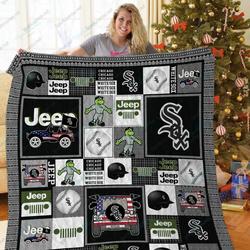 H Cws Jeep Quilt Blanket and Home Decor
