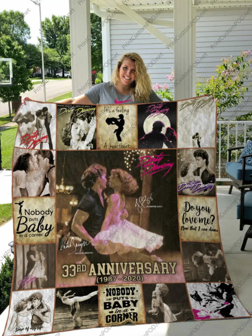 H Dirty Dancing 2 Quilt Blanket For Fan and Home Decor