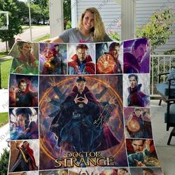 H Doctor Strange Quilt Blanket Ver 3 and Home Decor