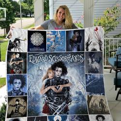 H Edward Scissorhands Quilt Blanket and Home Decor