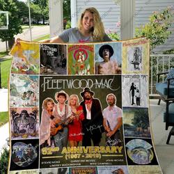 H Fleetwood Mac Quilt Blanket and Home Decor