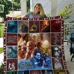 H Game Of Thrones Quilt Blanket Ver 3 and Home Decor