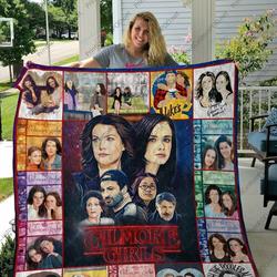 H Gilmore Girls Quilt Blanket and Home Decor