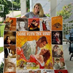 H Gone With The Wind Quilt Blanket and Home Decor