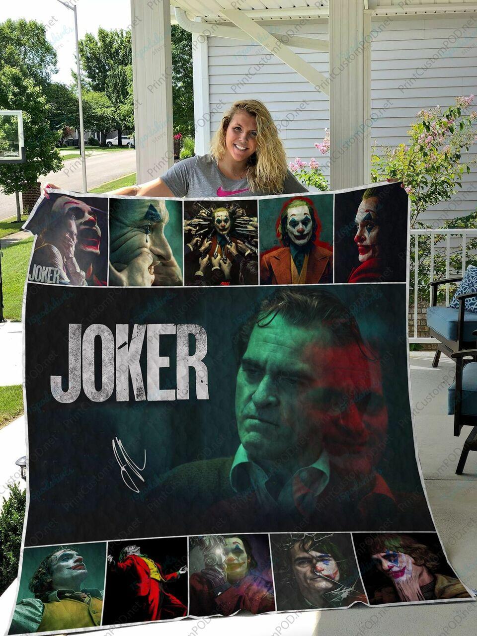 H Joker Quilt Blanket Ver 2 and Home Decor