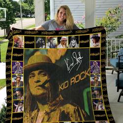 H Kid Rock Quilt Blanket Ver 1 and Home Decor