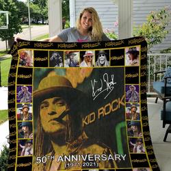 H Kid Rock Quilt Blanket Ver 6 and Home Decor