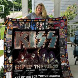 H Kiss Band Quilt Blanket Ver 2 and Home Decor