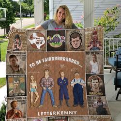 H  Letterkenny Quilt Blanket For Fans Ver 17 and Home Decor