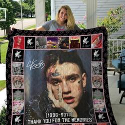 H Lil Peep Album Quilt Blanket Ver 2 and Home Decor